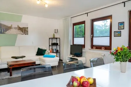 Blick vom Essbereich  Haus Zeitlos