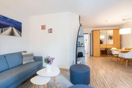 Wohnzimmer (Ost11a) "Ferienwohnung Strandnah"