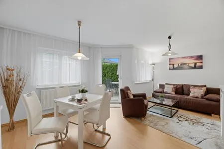 Wohnzimmer Stranddistel, Am Küstenwald, Whg. 1 EG