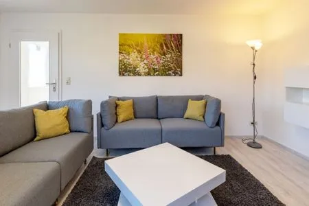 Ferienwohnung StrandLiebe Malchow - Wohnzimmer Sofa  StrandLiebe