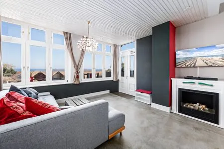 Wohnzimmer Strandvilla Strandpalais - historischer Charme in exklusiver Lage