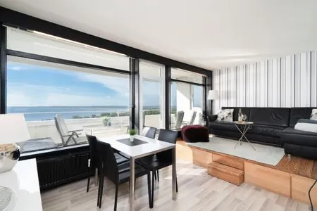 Wohnzimmer Panoramic einfach Meer