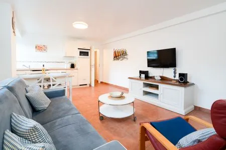 Wohnzimmer Ferienwohnung "Neptun"