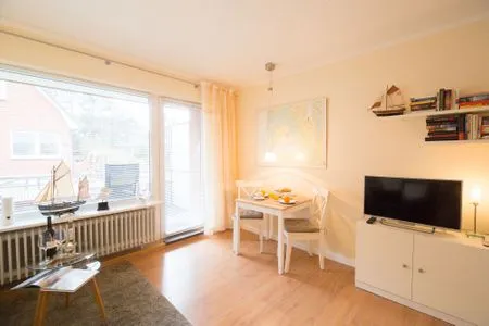 Wohnzimmer Haus Seeadler Ferienwohnung Dünenrose