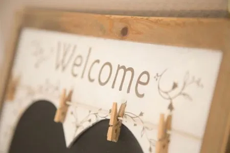 Dekoratives Detail Haus Seeadler Ferienwohnung Dünenrose