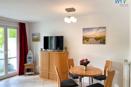 Wohnzimmer Wohnpark Stadt Hamburg Ferienwohnung Appartement Seemöwe