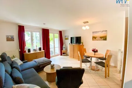 Wohnzimmer Wohnpark Stadt Hamburg Ferienwohnung Appartement Seemöwe