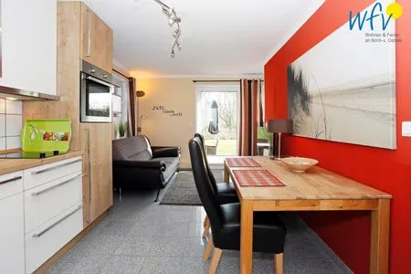 Wohnzimmer Fischerhaus Ferienwohnung Nemo