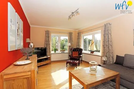 Wohnzimmer Fischerhaus Ferienwohnung Undine