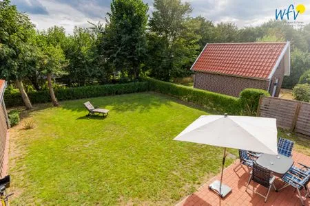 Gartenblick Ferienhaus Melkerpad 28 Ferienwohnung Inselzauber