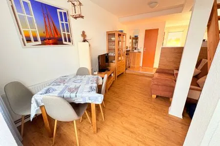 Wohnzimmer Ferienwohnung Ankerplatz