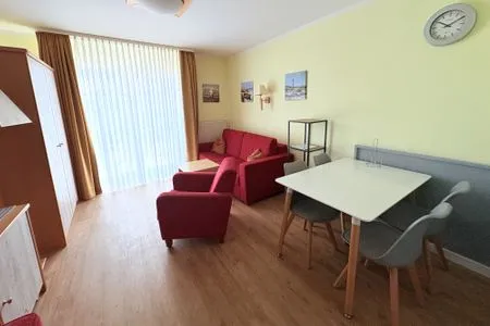 Wohnzimmer Wohnung 12 im Haus Hühnergott