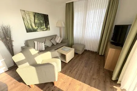 Wohnzimmer Wohnung 14 im Haus Hühnergott