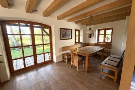 Wohnzimmer Ferienwohnung im Stenhuus