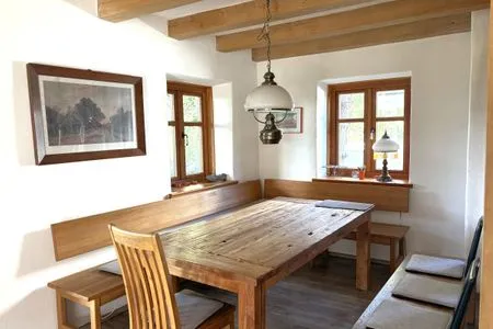 Wohnzimmer Ferienwohnung im Stenhuus