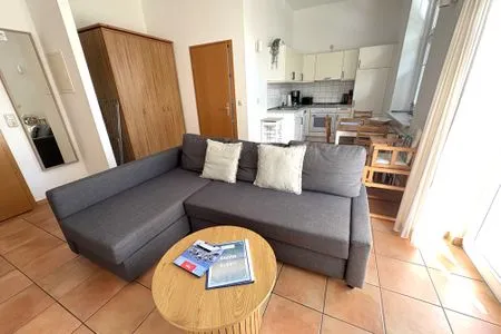 Wohnzimmer Ferienwohnung Strandmuschel