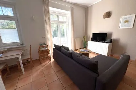 Wohnzimmer Ferienwohnung Strandmuschel