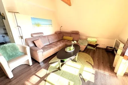Wohnzimmer Wohnung 3 (Zeesboothaus)