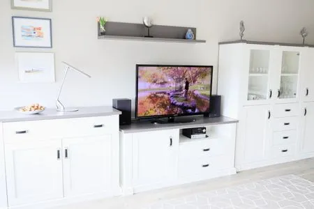 Wohnzimmer Kjeirstr. 34, Whg. 17, Haus Atlanta, SeeTied