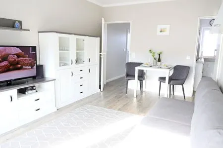 Wohnzimmer Kjeirstr. 34, Whg. 17, Haus Atlanta, SeeTied