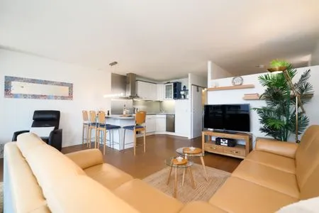 Wohnzimmer Ferienpark Sierksdorf Giny's Beach Appartement