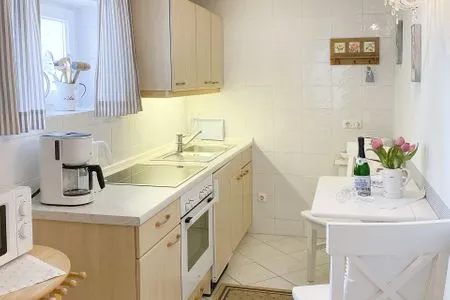 Küche / Küchenzeile Haus Anholt App. 31 - kleines Appartment mit Landhausküche