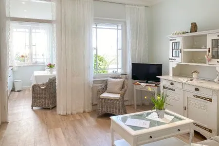 Wohnzimmer Haus Anholt App. 33 - hübsche Veranda & Strandnähe genießen