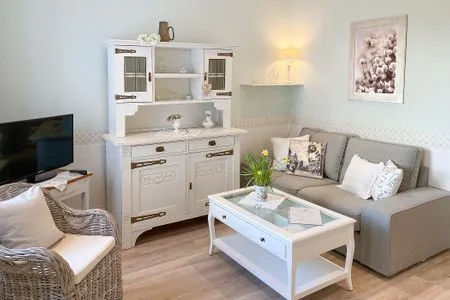 Wohnzimmer Haus Anholt App. 33 - hübsche Veranda & Strandnähe genießen