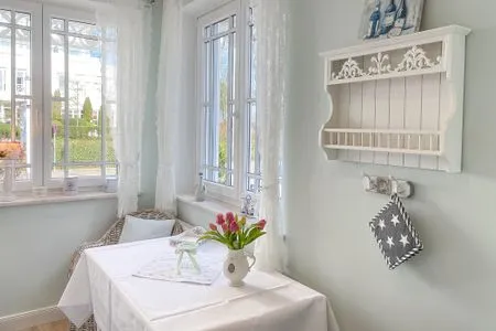 Küche / Küchenzeile Haus Anholt App. 33 - hübsche Veranda & Strandnähe genießen