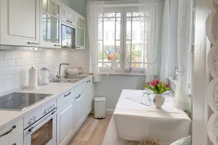 Küche / Küchenzeile Haus Anholt App. 33 - hübsche Veranda & Strandnähe genießen