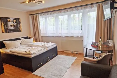 Schlafzimmer Villa Monika, App. 3 - Deine Auszeit- in der Sassnitzer Altstadt