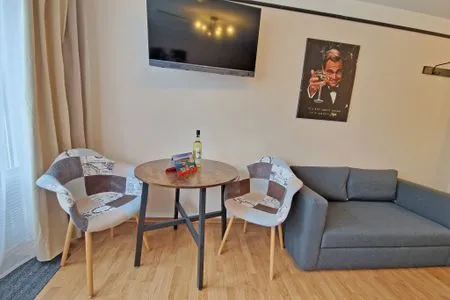 Wohnzimmer Villa Monika, App. 3 - Deine Auszeit- in der Sassnitzer Altstadt