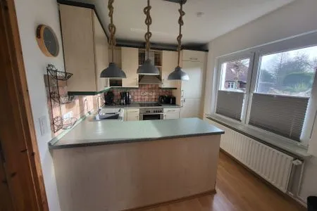 Küche mit Tresen Haus Seebär