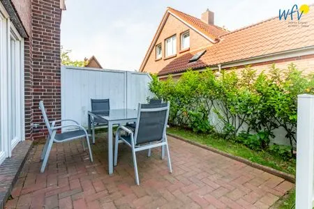 Terrasse Ferienhaus Upholmstraße 105a Röverland