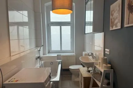 Badezimmer Gemütliches Appartement "Maria" in Zeitz mit 3 Schlafzimmern