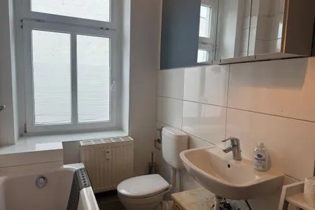 Badezimmer Gemütliches Appartement "Maria" in Zeitz mit 3 Schlafzimmern