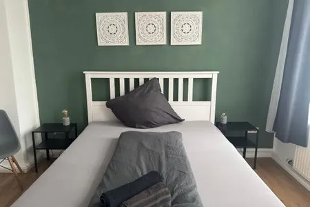 Schlafzimmer Gemütliches Appartement "Maria" in Zeitz mit 3 Schlafzimmern