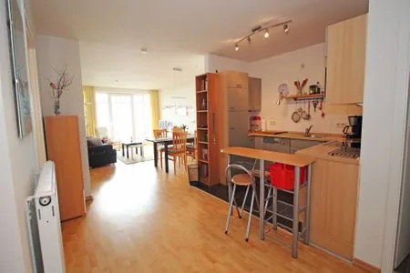 Wohnzimmer Villa Prinz Heinrich - App.3 mit Balkon und Ostseeblick