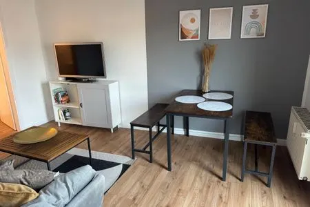 Wohnzimmer Charmantes Appartement "Florian" mit 3 Schlafzimmern in Bernburg