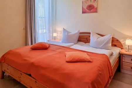 Schlafzimmer Ferienhaus Zum Kreideblick, FW Seepferdchen