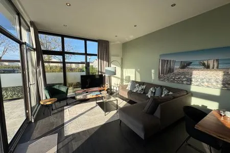 Breskens Chalet Ocean Lodge mit Zaun & Windschutz am Strandaufgang G127 Breskens / Zeeland - 