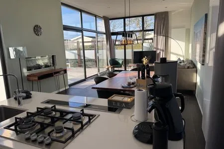 Breskens Chalet Ocean Lodge mit Zaun & Windschutz am Strandaufgang G127 Breskens / Zeeland - 