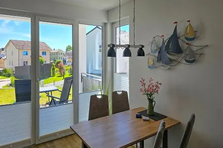 Wohnzimmer Aparthotel am Nationalpark, Wohnung Wald & Meer - modern und rollstuhlgeeignet