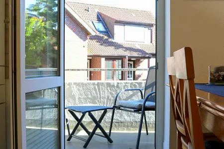 Balkon Appartementhaus am Wasserturm Ferienwohnung Bounty