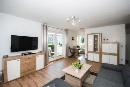 Wohnzimmer Villa Monika, App. Nordlicht 6 - modern und komfortabel