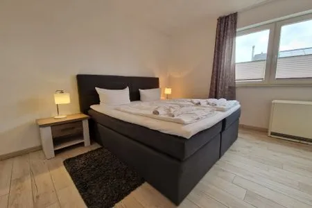 Schlafzimmer Villa Monika, App. 5 Steuerbord - 2-Raum-Appartement mit Terrasse und Grill