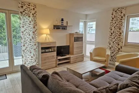 Wohnzimmer Villa Monika, App. 5 Steuerbord - 2-Raum-Appartement mit Terrasse und Grill