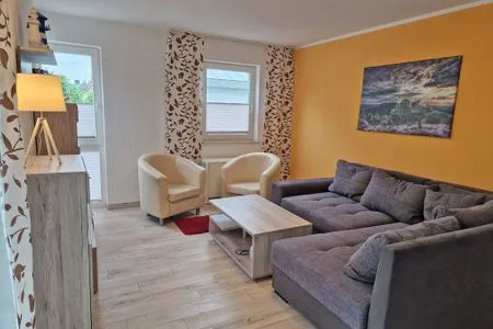 Wohnzimmer Villa Monika, App. 5 Steuerbord - 2-Raum-Appartement mit Terrasse und Grill