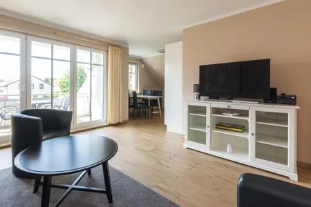 Wohnzimmer Haus Muschelsucher, Birkenstraße 7a, App. 6