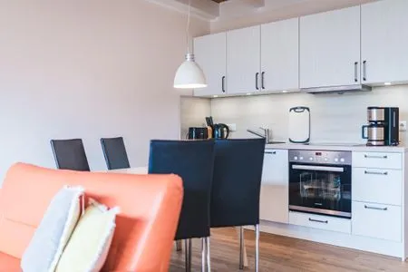 Küche / Küchenzeile Haus Muschelsucher, Dünenstraße 44, App. 3